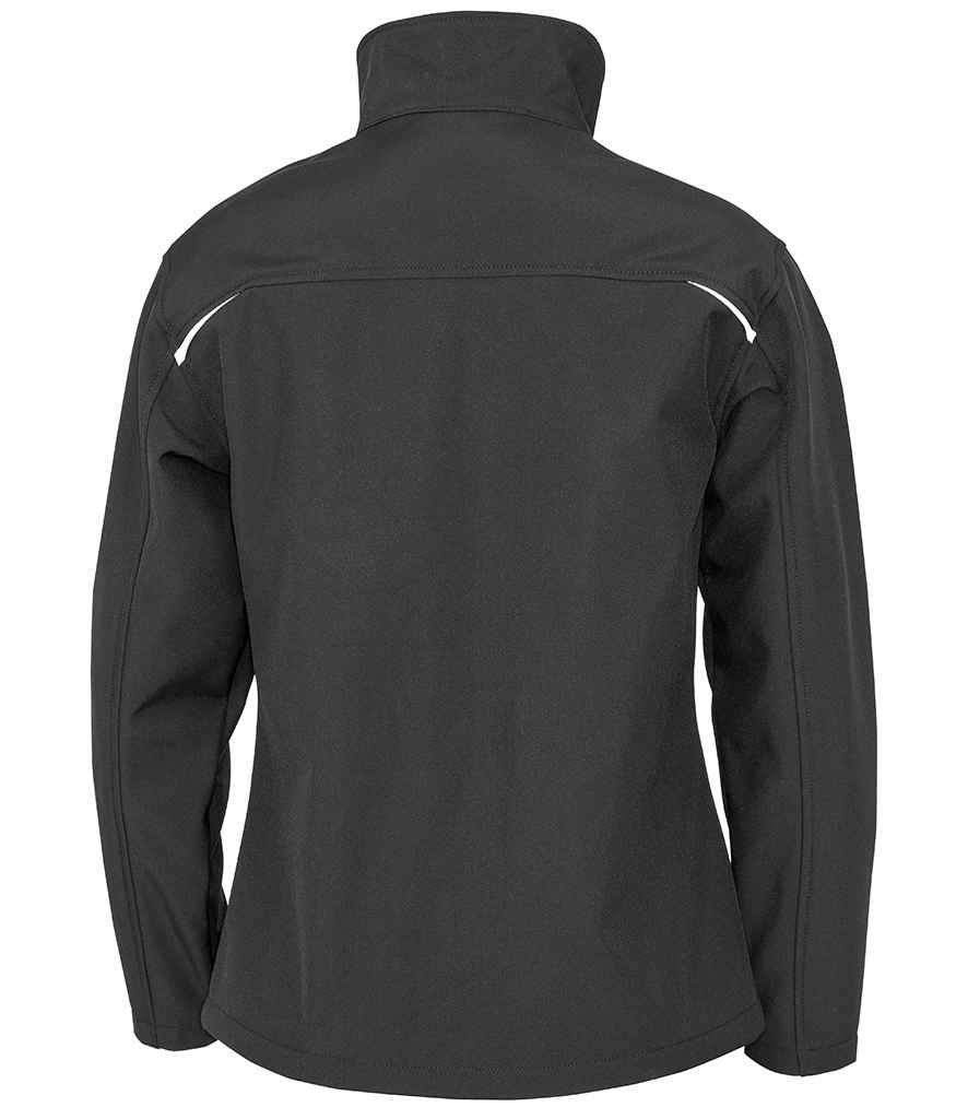 Result Genuine Recycled Ladies Three Layer Printable Soft Shell Jacket | Black