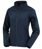 Result Genuine Recycled Ladies Printable Soft Shell Jacket | Navy
