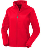 Result Genuine Recycled Ladies Printable Soft Shell Jacket | Red