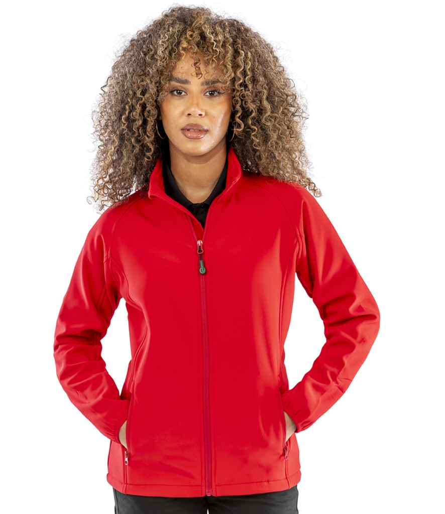 Result Genuine Recycled Ladies Printable Soft Shell Jacket | Red