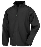 Result Genuine Recycled Printable Soft Shell Jacket | Black