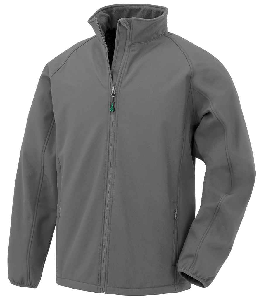Result Genuine Recycled Printable Soft Shell Jacket | Workguard Grey