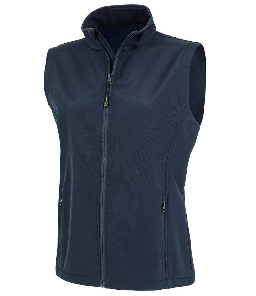 Result Genuine Recycled Ladies Printable Soft Shell Bodywarmer | Navy