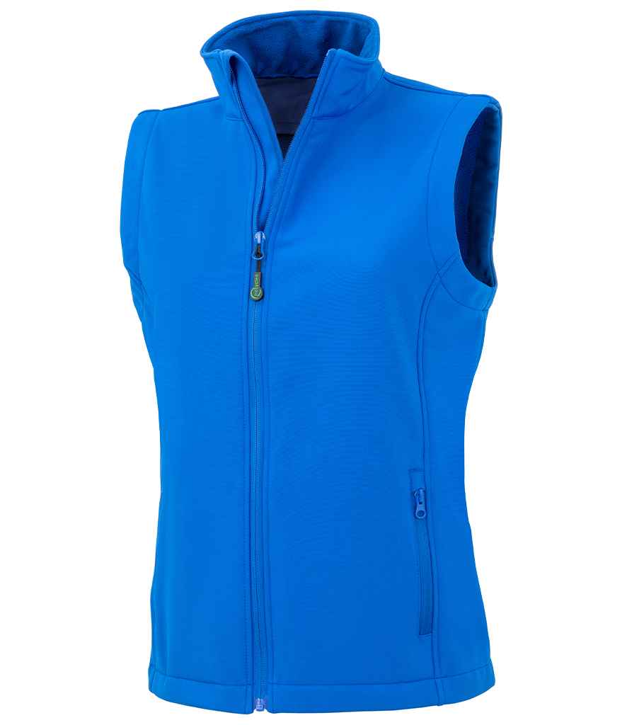 Result Genuine Recycled Ladies Printable Soft Shell Bodywarmer | Royal Blue