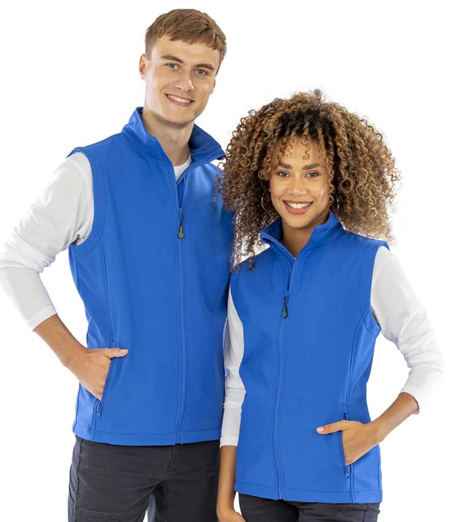 Result Genuine Recycled Ladies Printable Soft Shell Bodywarmer | Royal Blue