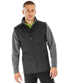 Result Genuine Recycled Printable Soft Shell Bodywarmer | Black