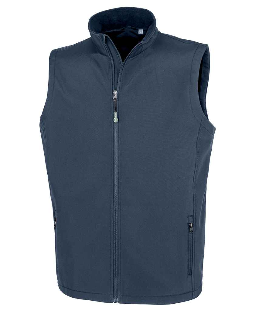 Result Genuine Recycled Printable Soft Shell Bodywarmer | Navy