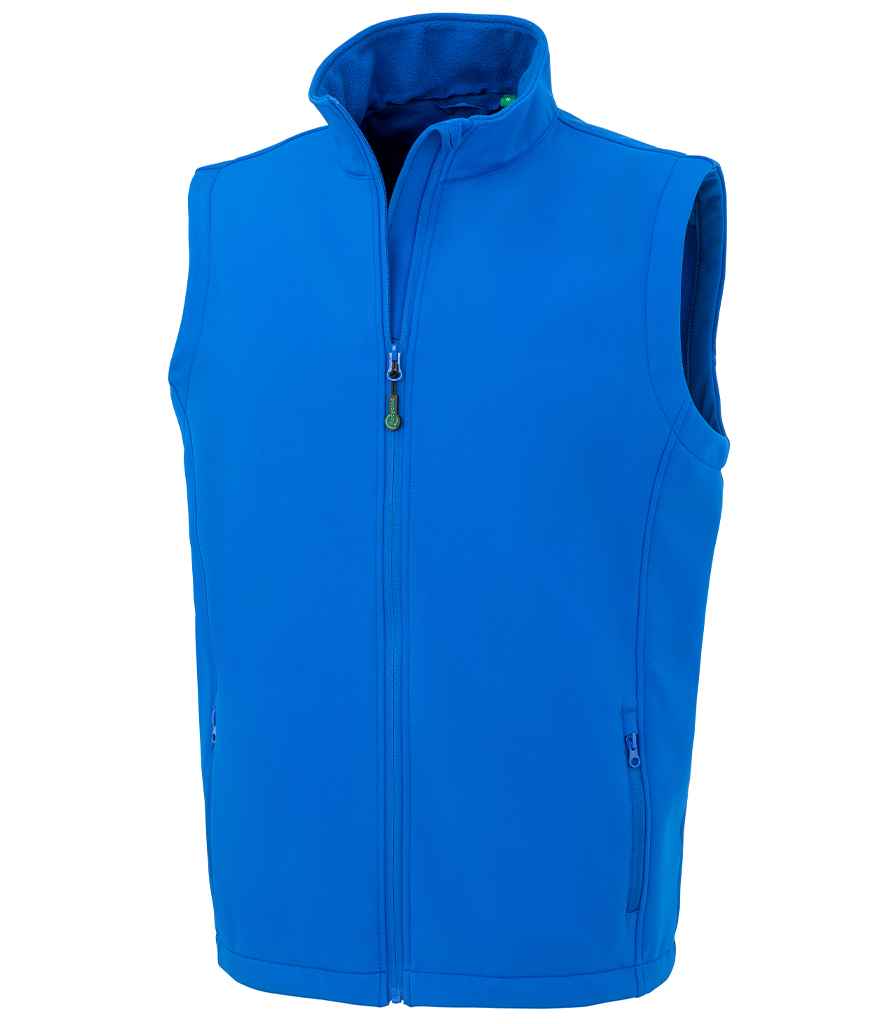 Result Genuine Recycled Printable Soft Shell Bodywarmer | Royal Blue