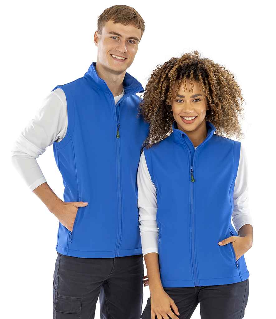 Result Genuine Recycled Printable Soft Shell Bodywarmer | Royal Blue