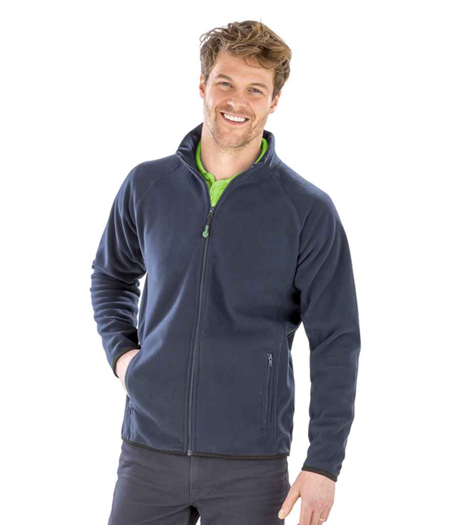 Result Genuine Recycled Polarthermic Fleece Jacket | Navy