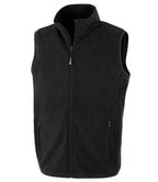 Result Genuine Recycled Polarthermic Fleece Bodywarmer | Black