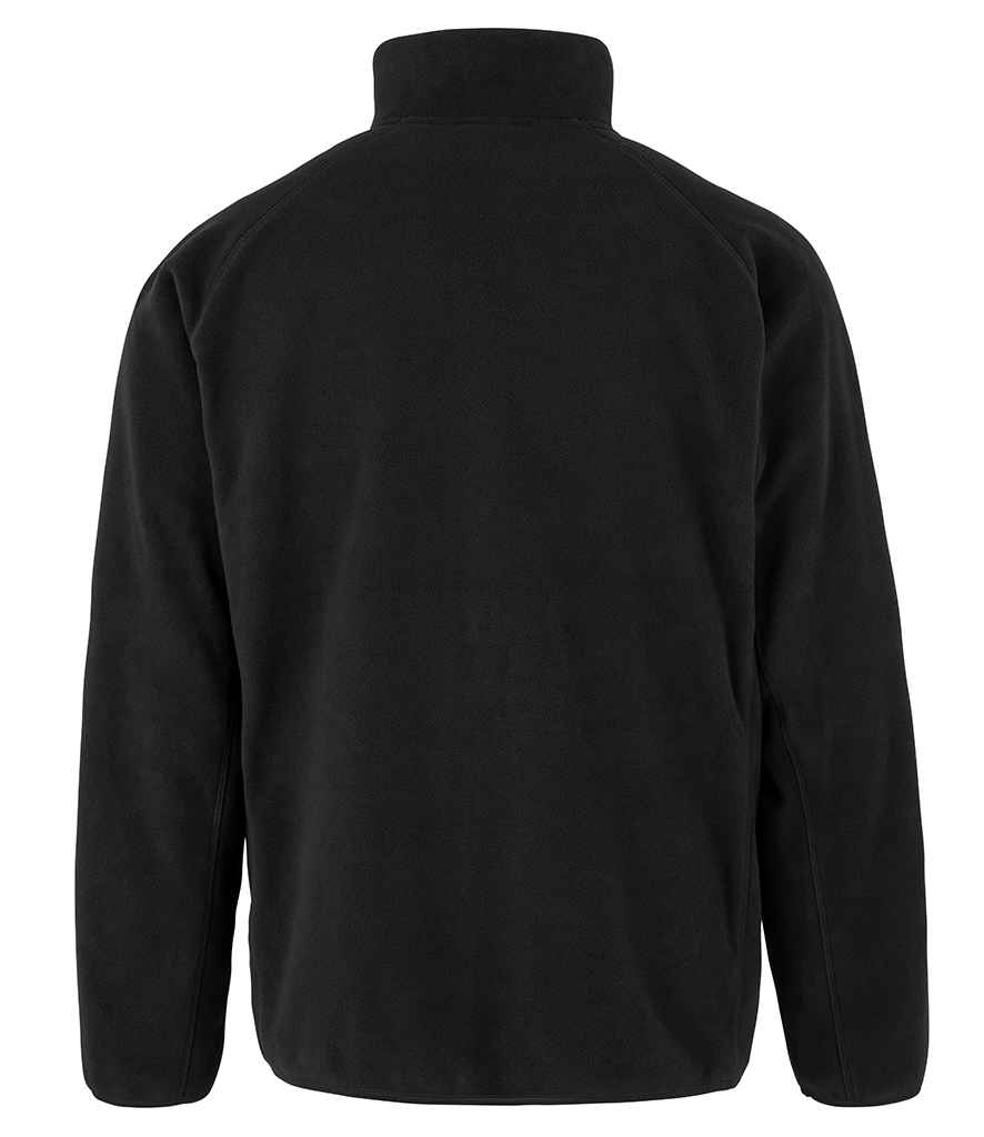 Result Genuine Recycled Zip Neck Micro Fleece | Black