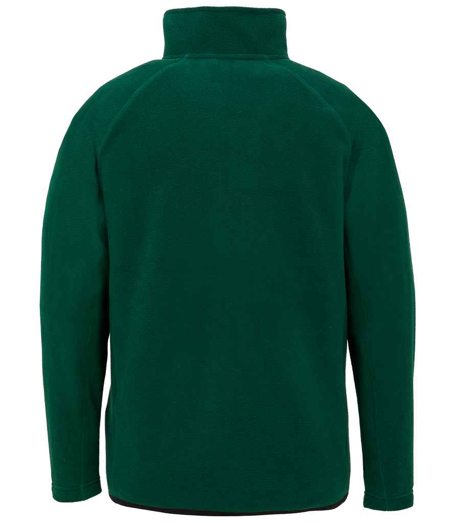 Result Genuine Recycled Zip Neck Micro Fleece | Forest Green