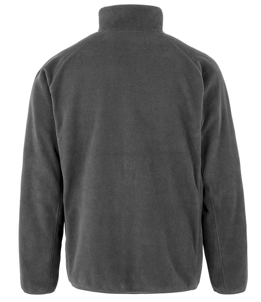 Result Genuine Recycled Zip Neck Micro Fleece | Grey
