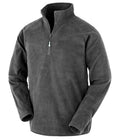 Result Genuine Recycled Zip Neck Micro Fleece | Grey