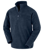 Result Genuine Recycled Zip Neck Micro Fleece | Navy