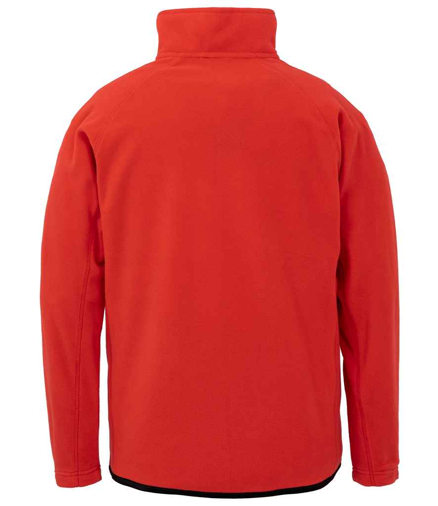 Result Genuine Recycled Zip Neck Micro Fleece | Red