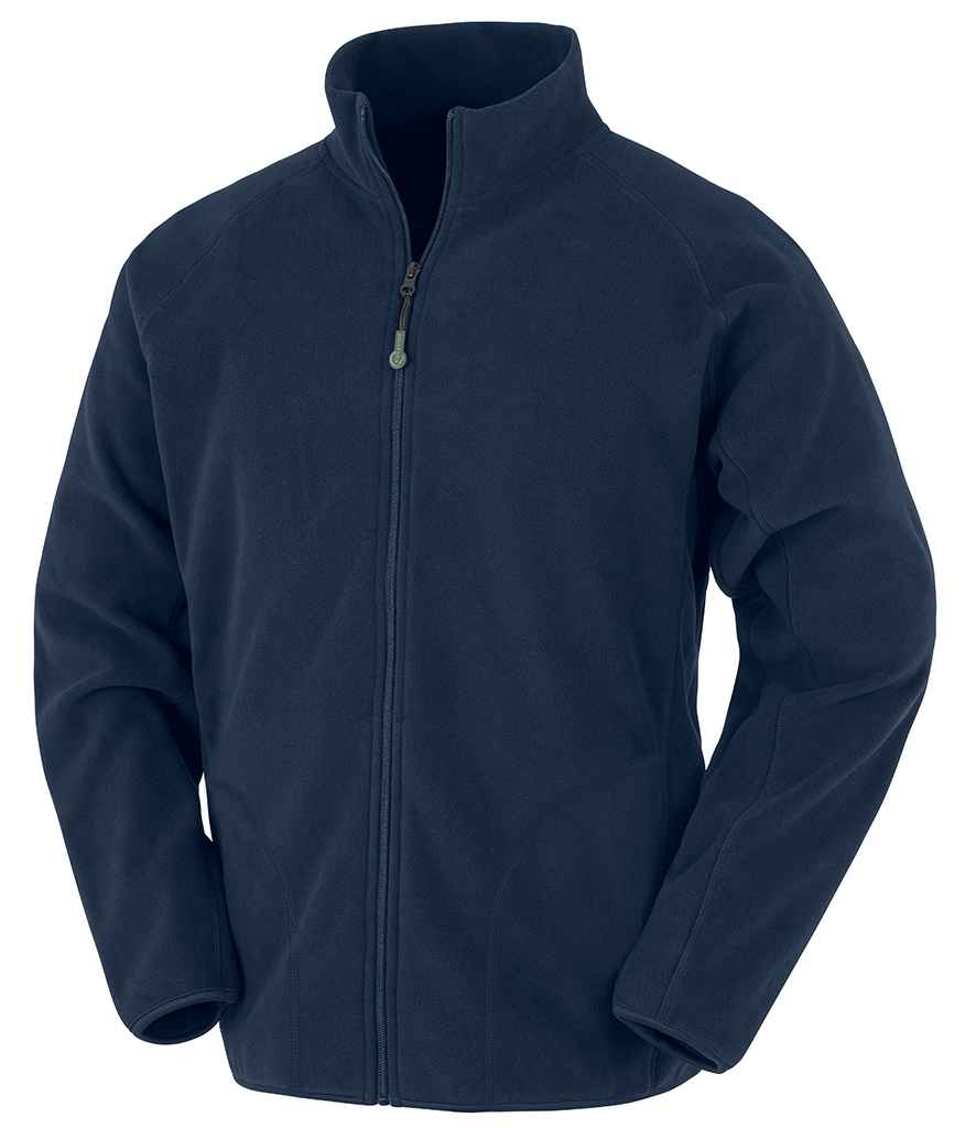 Result Genuine Recycled Micro Fleece Jacket | Navy