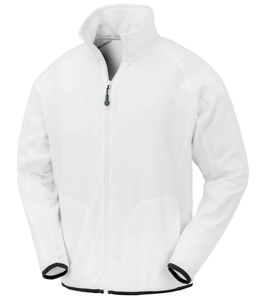 Result Genuine Recycled Micro Fleece Jacket | White