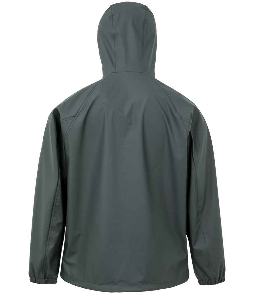 Result Genuine Recycled Prism PU Waterproof Jacket | Black Olive