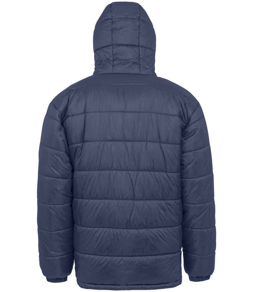 Result Genuine Recycled Hooded Padded Parka Jacket | Navy