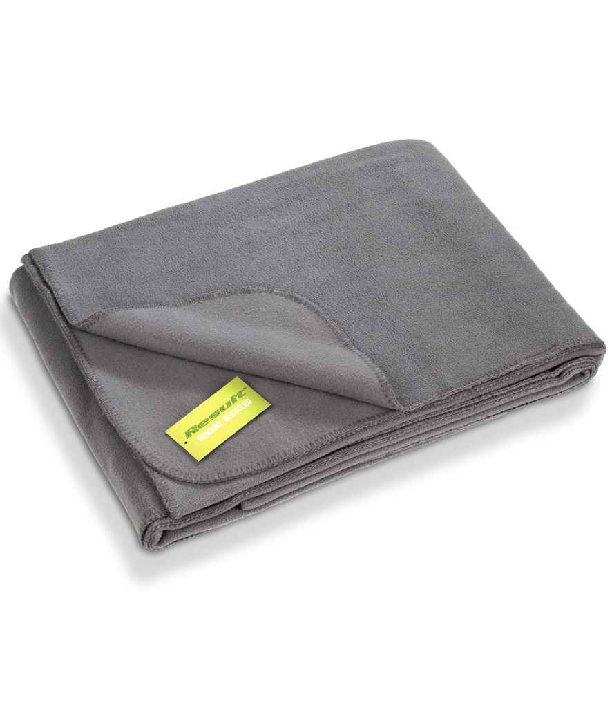 Result Genuine Recycled Polarthermic Fleece Blanket | Grey