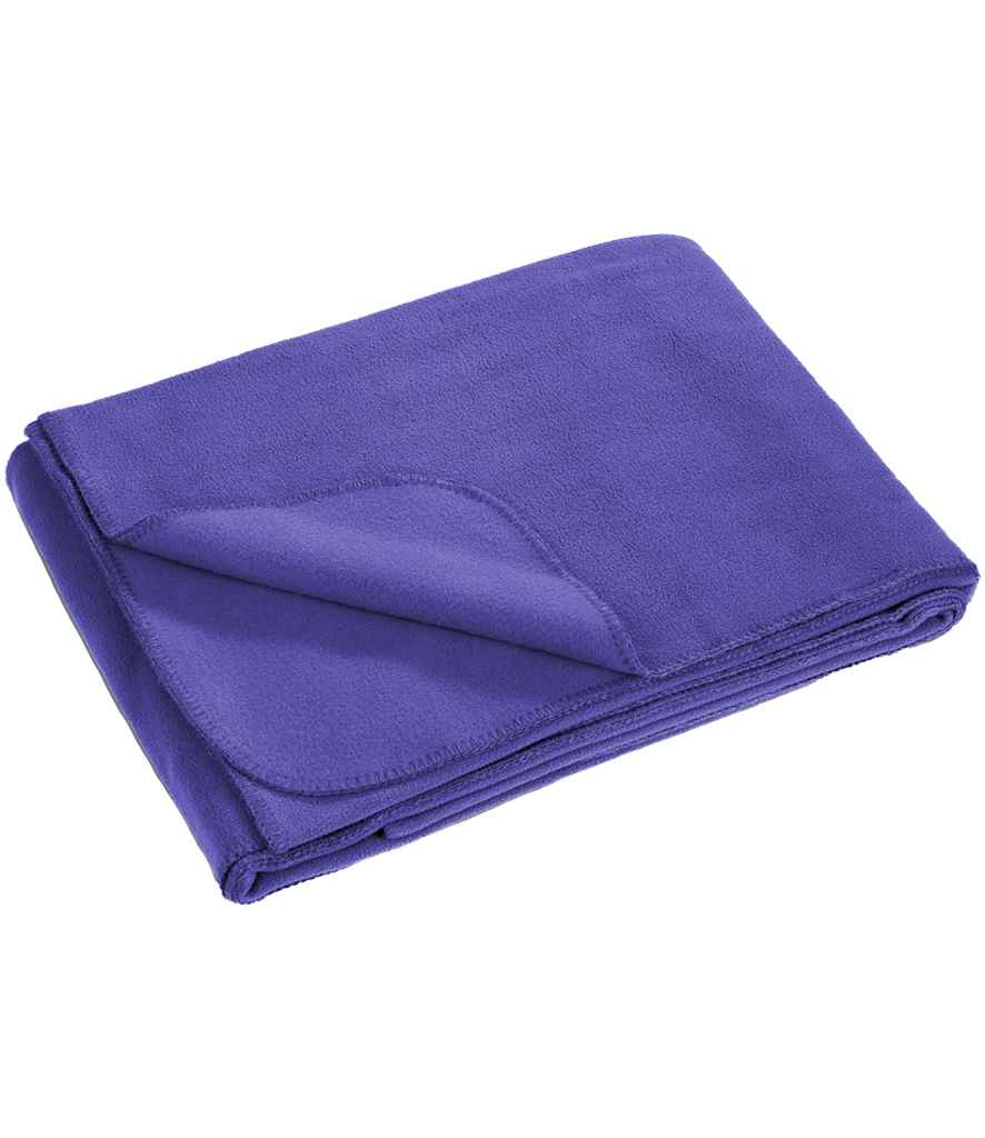Result Genuine Recycled Polarthermic Fleece Blanket | Purple