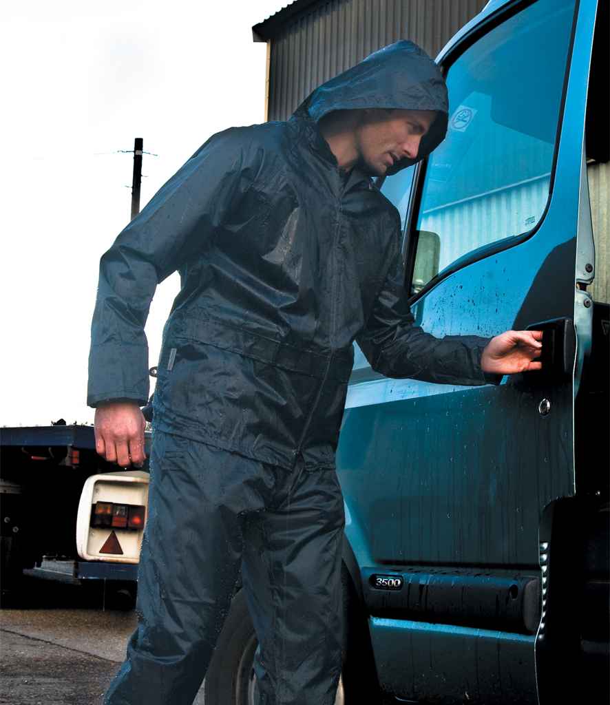 Result Waterproof Jacket/Trouser Suit in Carry Bag | Navy