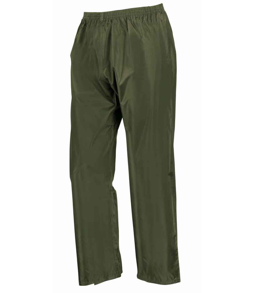 Result Waterproof Jacket/Trouser Suit in Carry Bag | Olive Green
