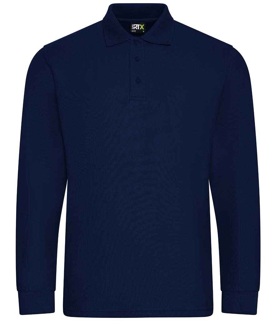 Pro RTX Pro Premium Long Sleeve Piqué Polo Shirt