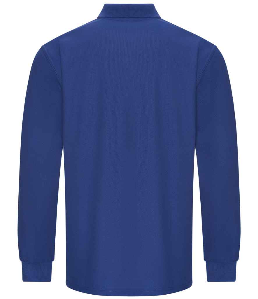 Pro RTX Pro Premium Long Sleeve Piqué Polo Shirt