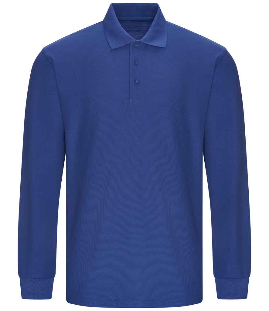 Pro RTX Pro Premium Long Sleeve Piqué Polo Shirt