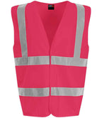 Pro RTX High Visibility Waistcoat | Pink
