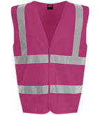 Pro RTX High Visibility Waistcoat | Raspberry