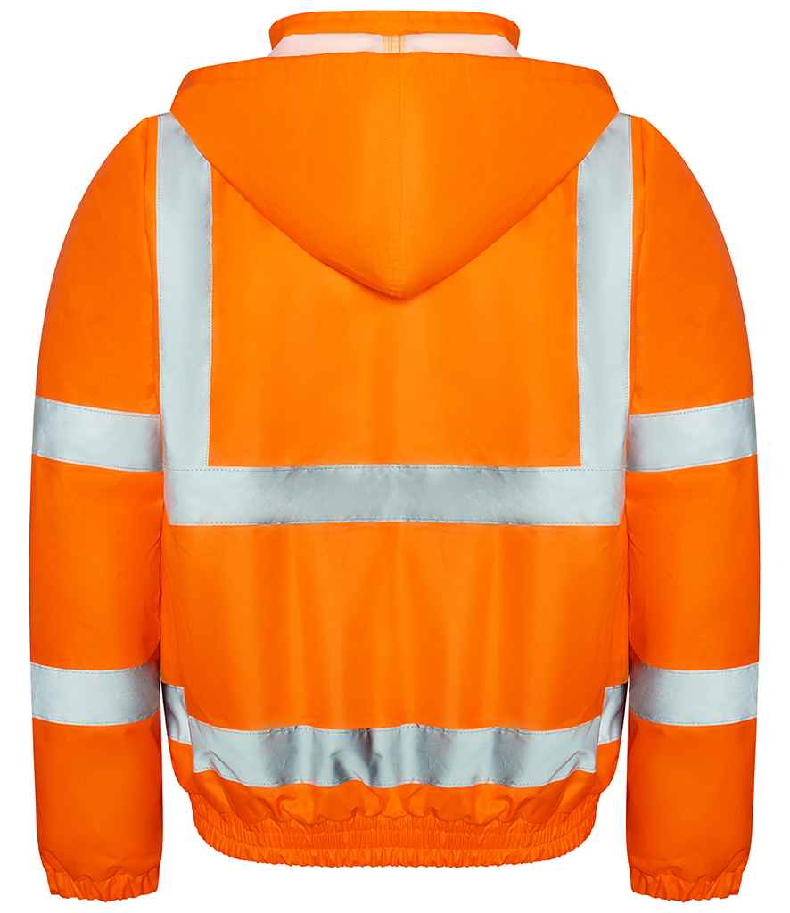 Pro RTX High Visibility Bomber Jacket with Reflective Detailing for Enhanced Safety and Style