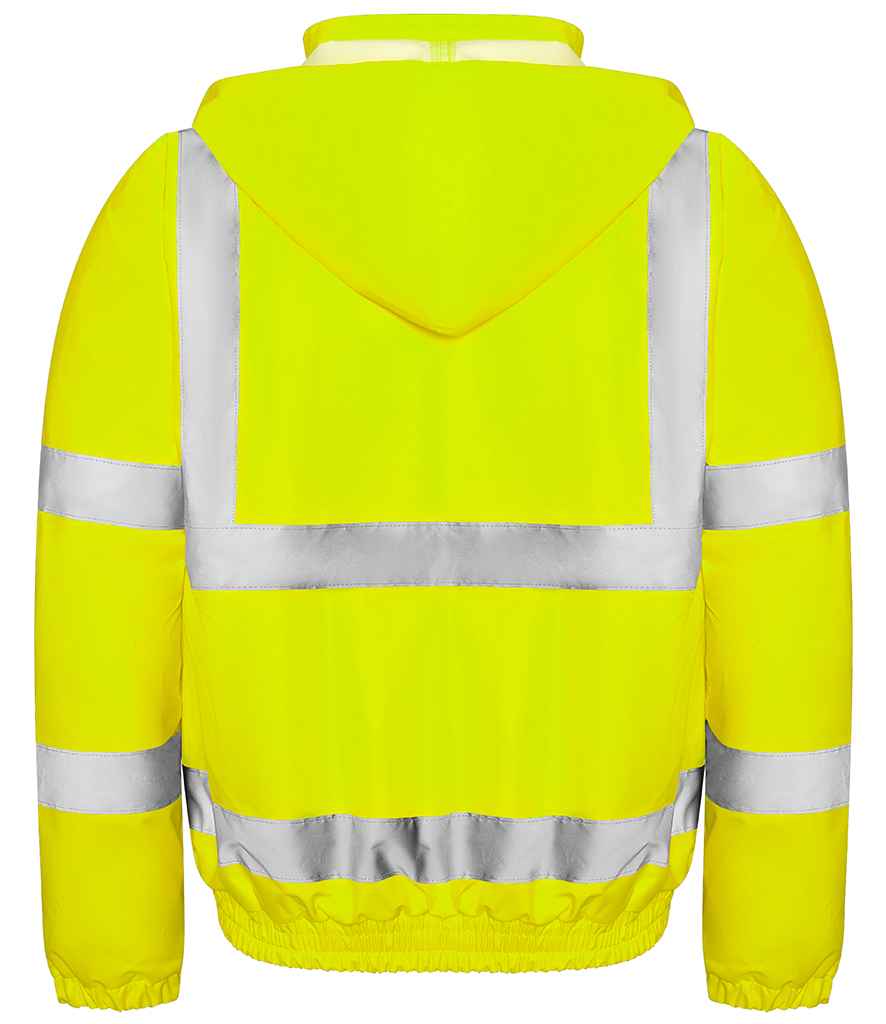 Pro RTX High Visibility Bomber Jacket with Reflective Detailing for Enhanced Safety and Style
