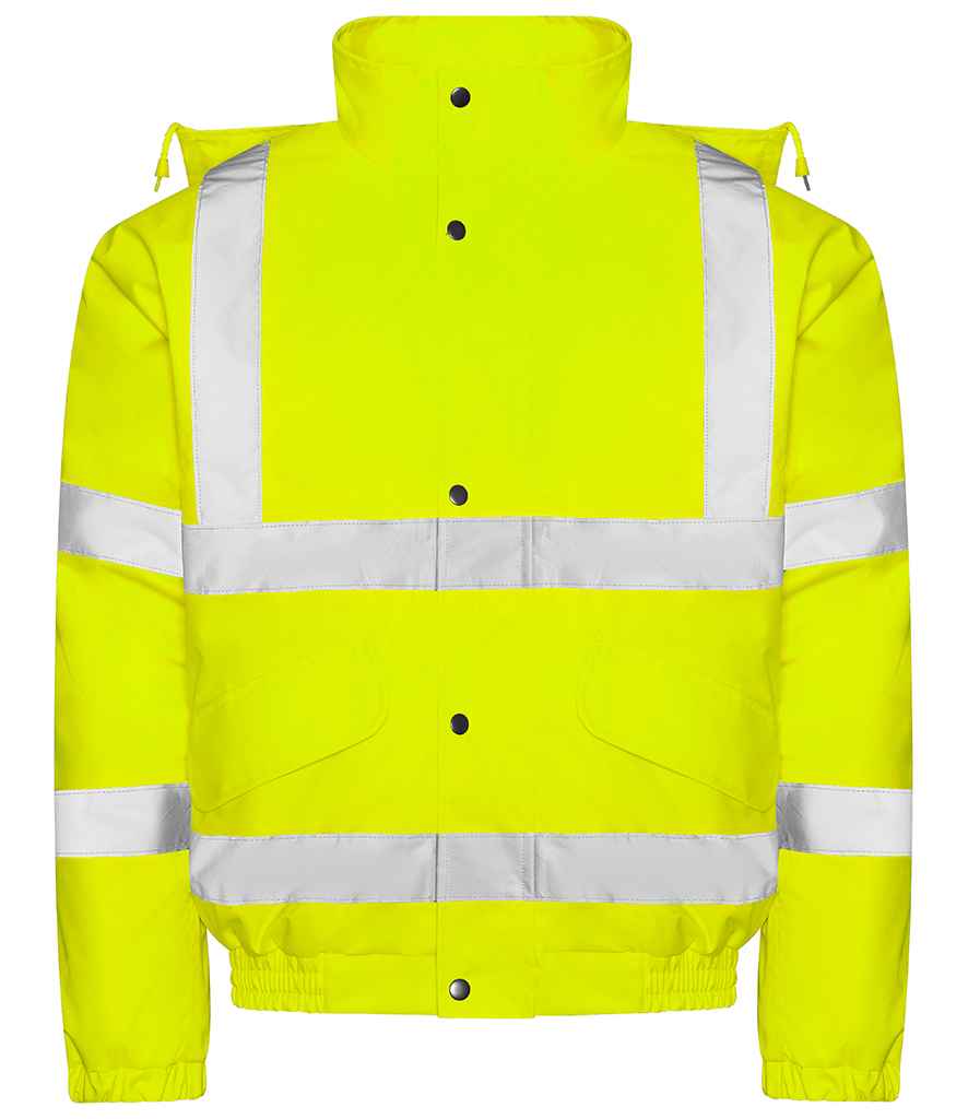 Pro RTX High Visibility Bomber Jacket with Reflective Detailing for Enhanced Safety and Style