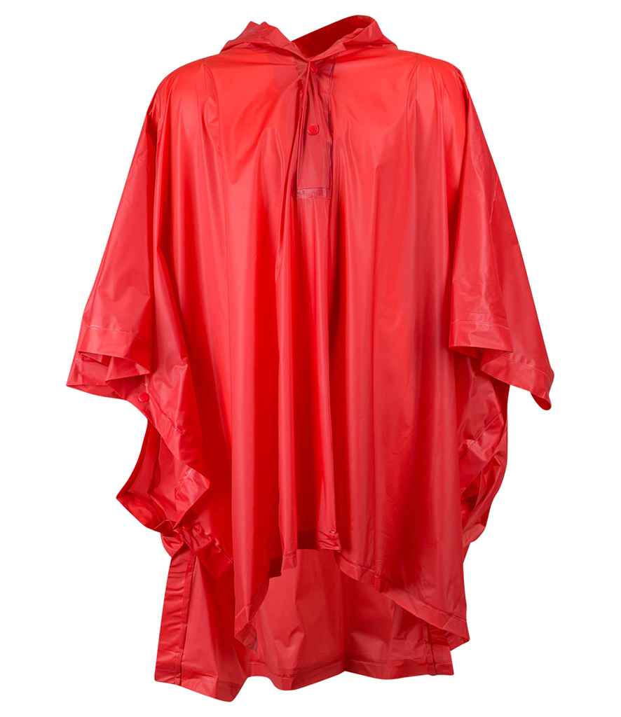 Splashmacs Rain Poncho | Red