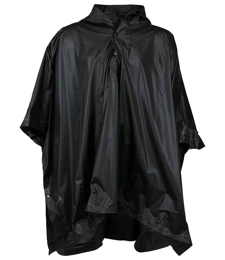Splashmacs Kids Rain Poncho | Black