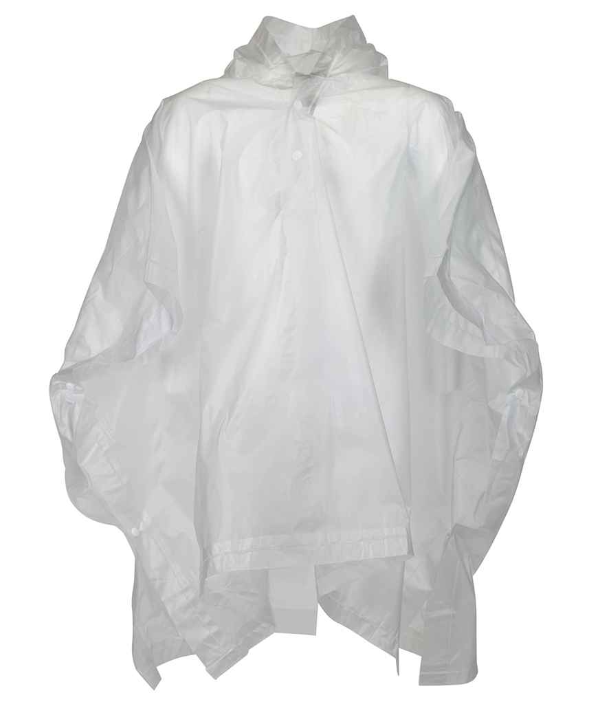 Splashmacs Kids Rain Poncho | Clear