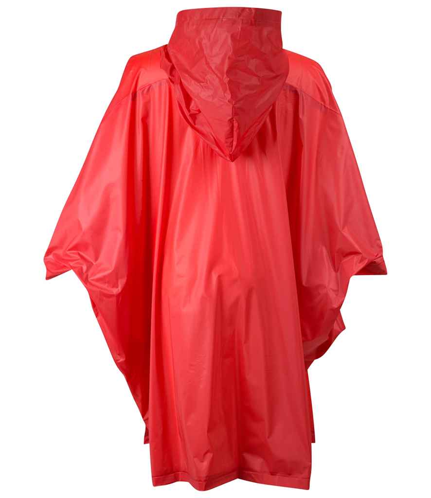 Splashmacs Kids Rain Poncho | Red