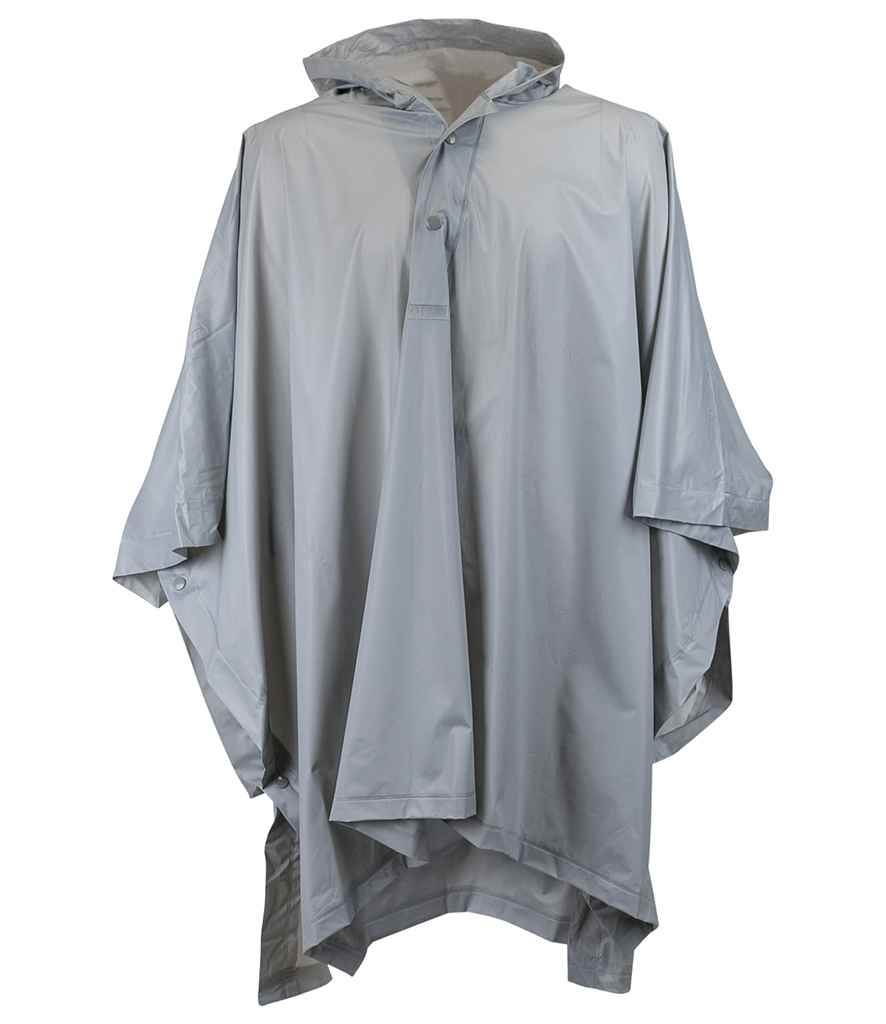Splashmacs Kids Rain Poncho | Silver