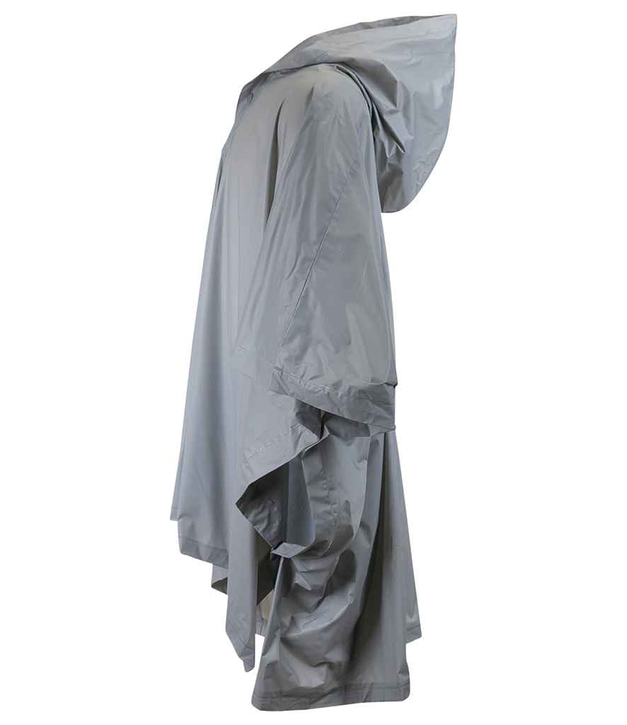 Splashmacs Kids Rain Poncho | Silver