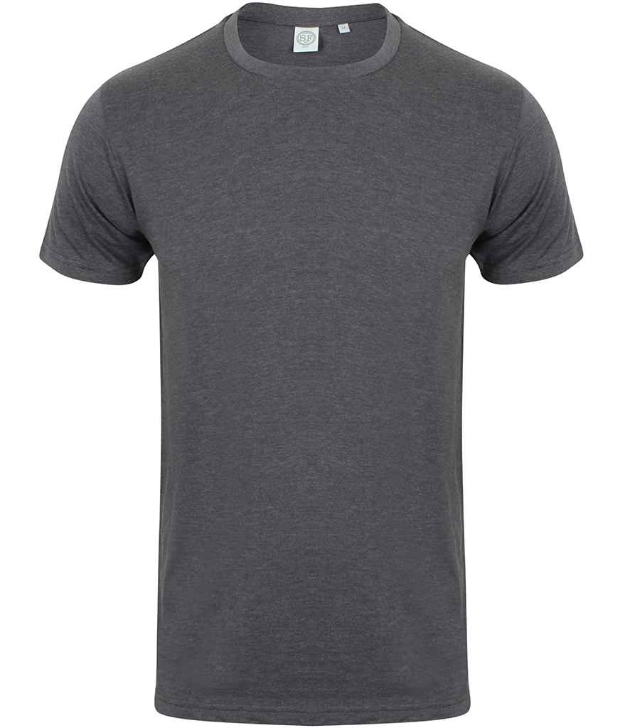SF Clothing Feel Good Stretch T-Shirt | Heather Charcoal