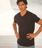 SF Clothing Feel Good Stretch V Neck T-Shirt | Black