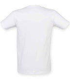 SF Clothing Feel Good Stretch V Neck T-Shirt | White