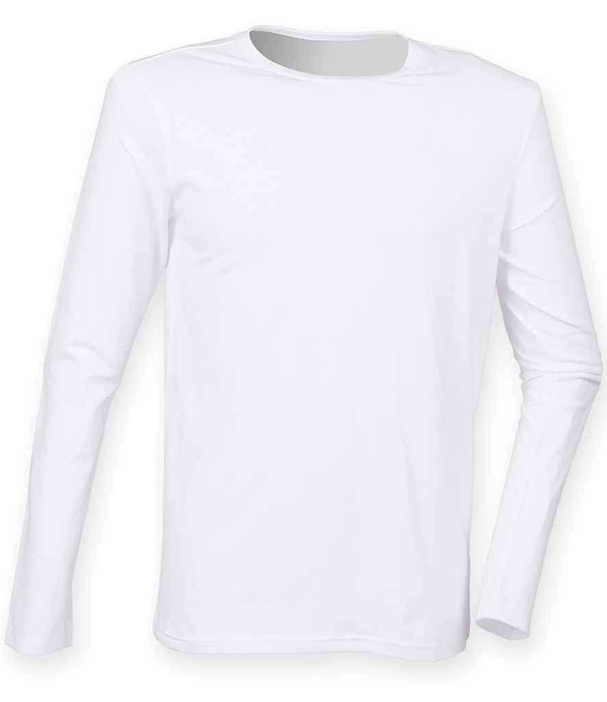 SF Clothing Feel Good Stretch Long Sleeve T-Shirt | White
