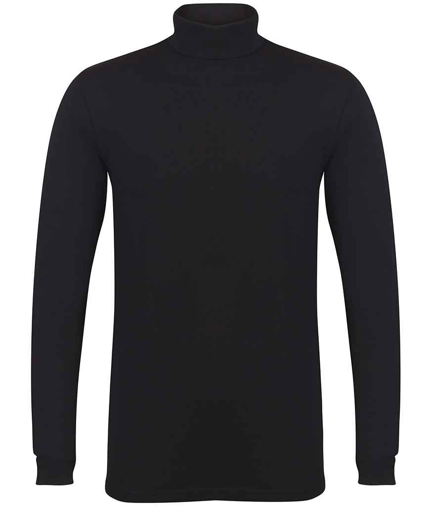 SF Clothing Feel Good Stretch Roll Neck Top | Black