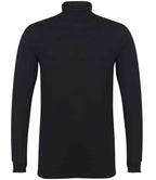 SF Clothing Feel Good Stretch Roll Neck Top | Black