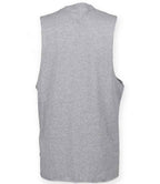 SF Clothing High Neck Vest | Heather Grey
